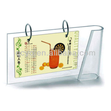 acrylic QCY-Z-T017 fashionable and high quality innovative desk calendar design