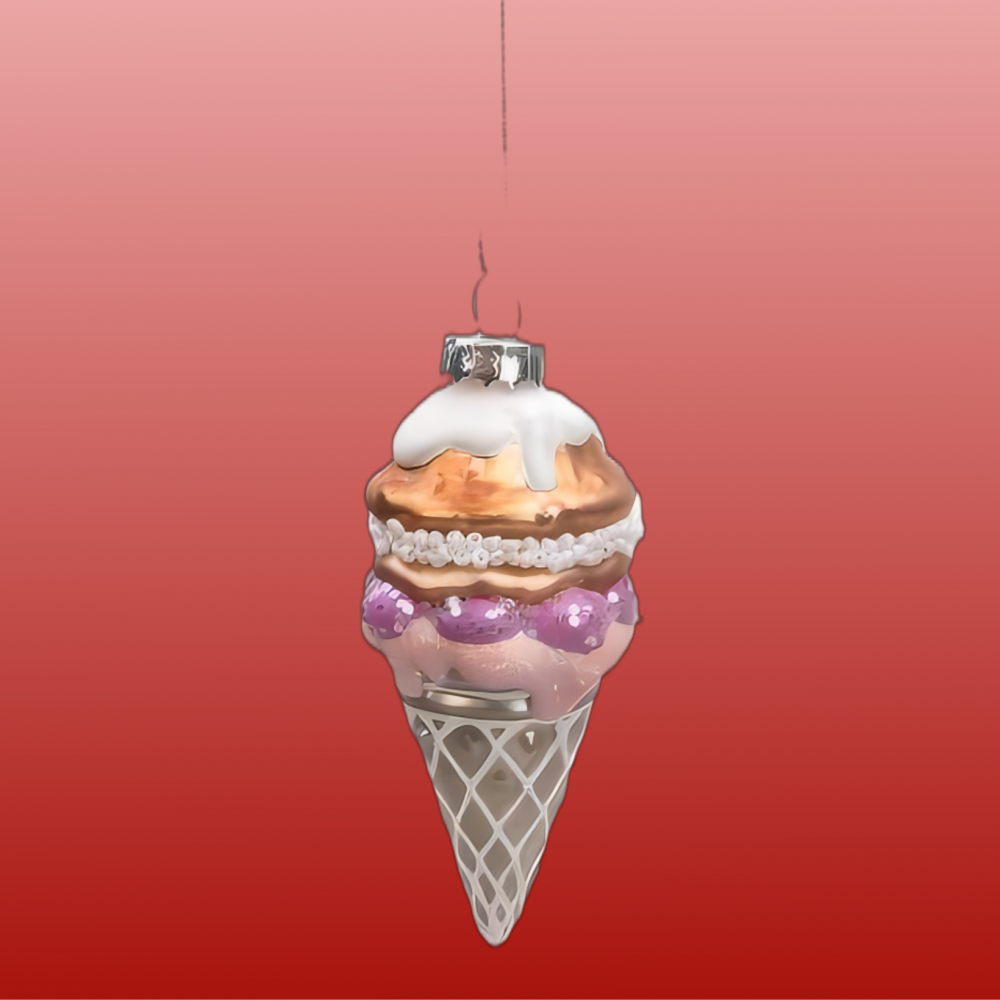 Ice Cream Christmas Ball