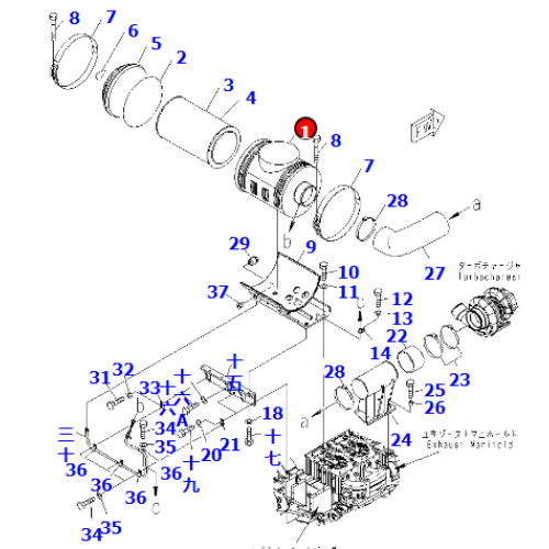 SAA6D170E air filter 6240-81-7710