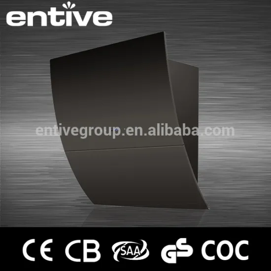 Tempered glass kitchen aire range hood