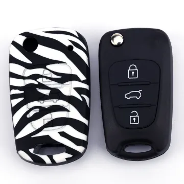 Kia Silicone 3 Buttons Flip Key Fob Cover