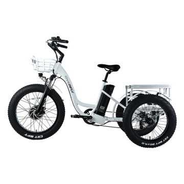 2022 bicicletas eléctricas triciclo eléctrico de tres ruedas para adultos