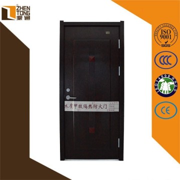 China manufacturer wholesale 60 mins decorative fire wooden door