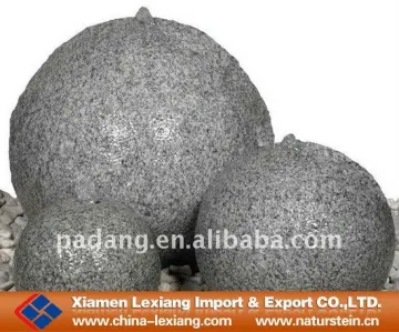 Granite ball polished fountain