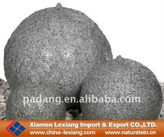 Granite ball polished fountain