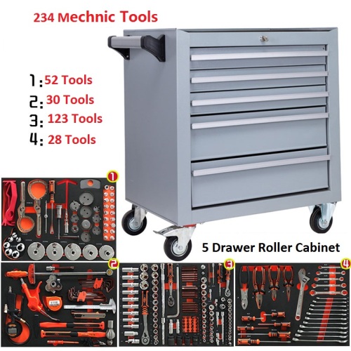 234 conjunto de ferramentas de técnico mecânico