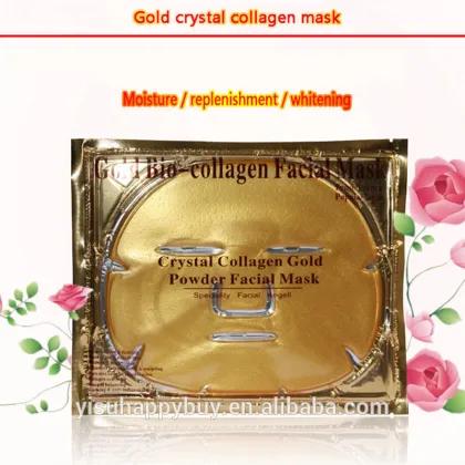 2016 Face Beauty And Wrinkle Removal Gold Collagen Facial Mask
