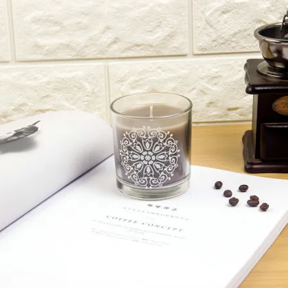 Decorative Customizable Logo Coconut Srtongly Smells Luxury Candles