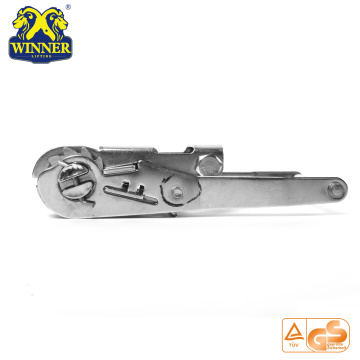 Steel Long Wide Handle Stainless Ratchet Buckle For Webbing