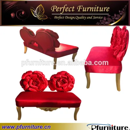 Red rose wedding chair PFC1324
