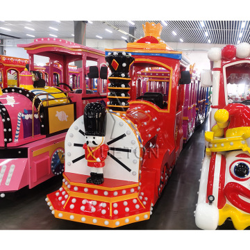 Trackless Electric Train for Kids - 24 Seats for Amusement Parks and Malls