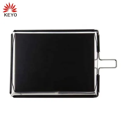 Camp Chef Popcorn Maker Sliding Lid Removable Handle Camping BBQ Popcorn Pans Non-Stick Corn Popcorn Popper Grill Accessories