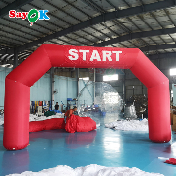 High Quality Red Inflatable Advertising Sport Arch Gate