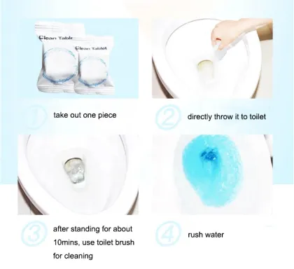 Effervescent Toilet Cleaning Tablets