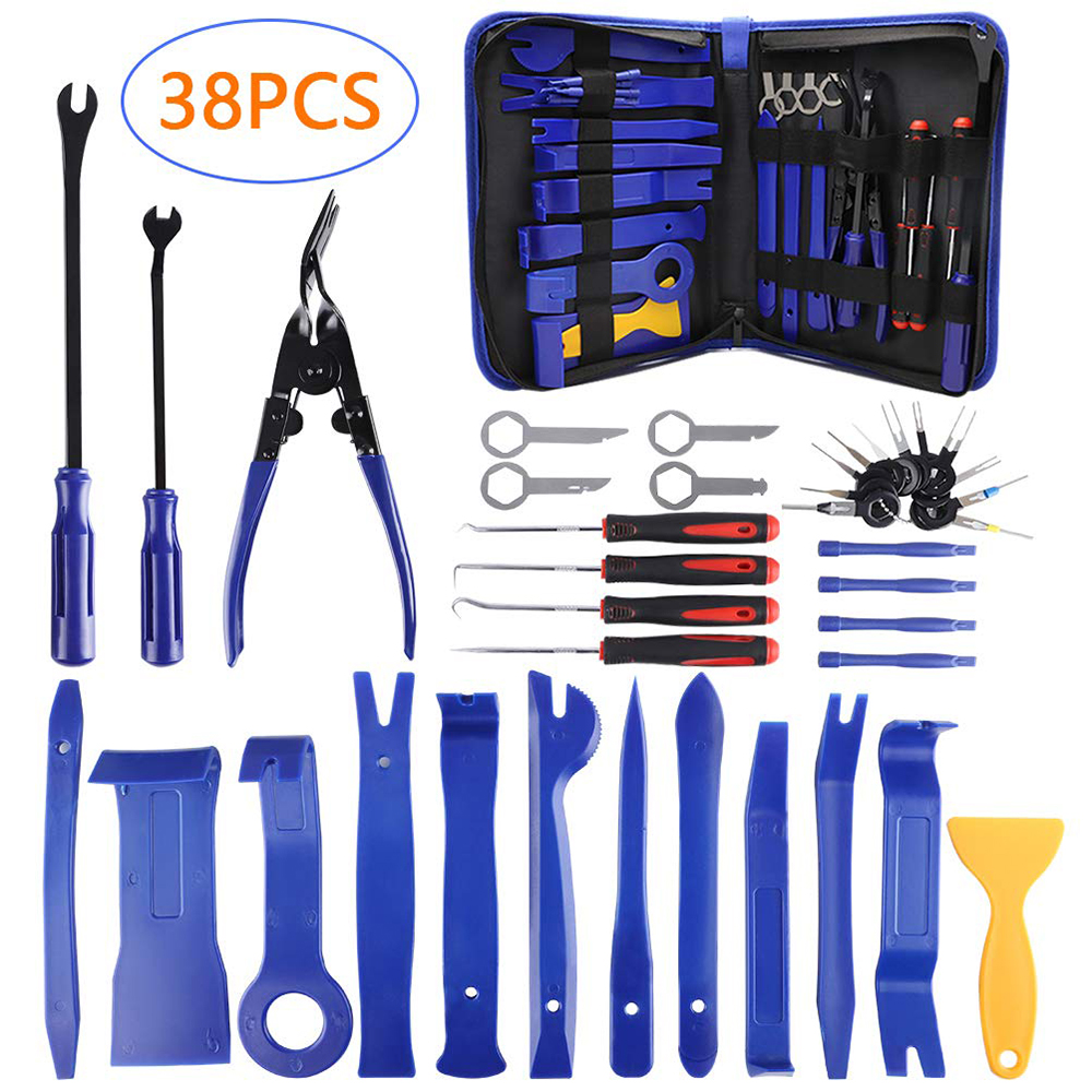 Hand Tool Removal Tool Kit Car Panel Tool 11-38pcs Disassembly Tool Set Car Door Panel Removal Tool Audio Disassembly Tool Kit