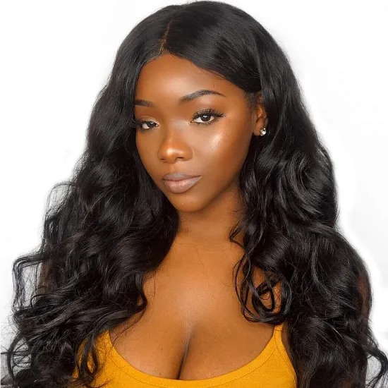 Wholesale Brazilian Virgin Remy Hair 360 Lace Frontal Wig For Black Women Body Wave Lace Front Wig Human Hair