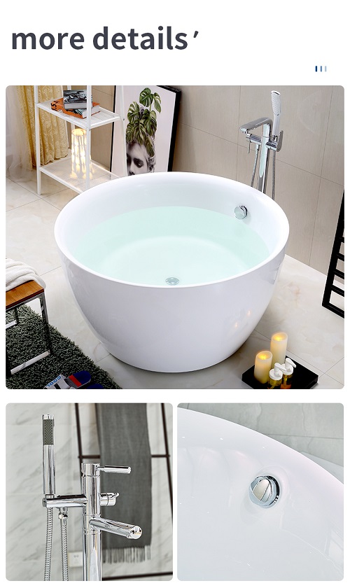 Hot sales free standing stone resin bathtub