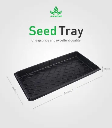 540x280x50mm Black Plastic Seedling Tray | PS Pallet Tray