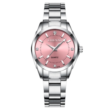 Blue Montre CHENXI 021B Women's Luxury Stainless Steel Dress Watch