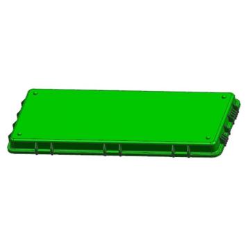 Top cover of gun case mould