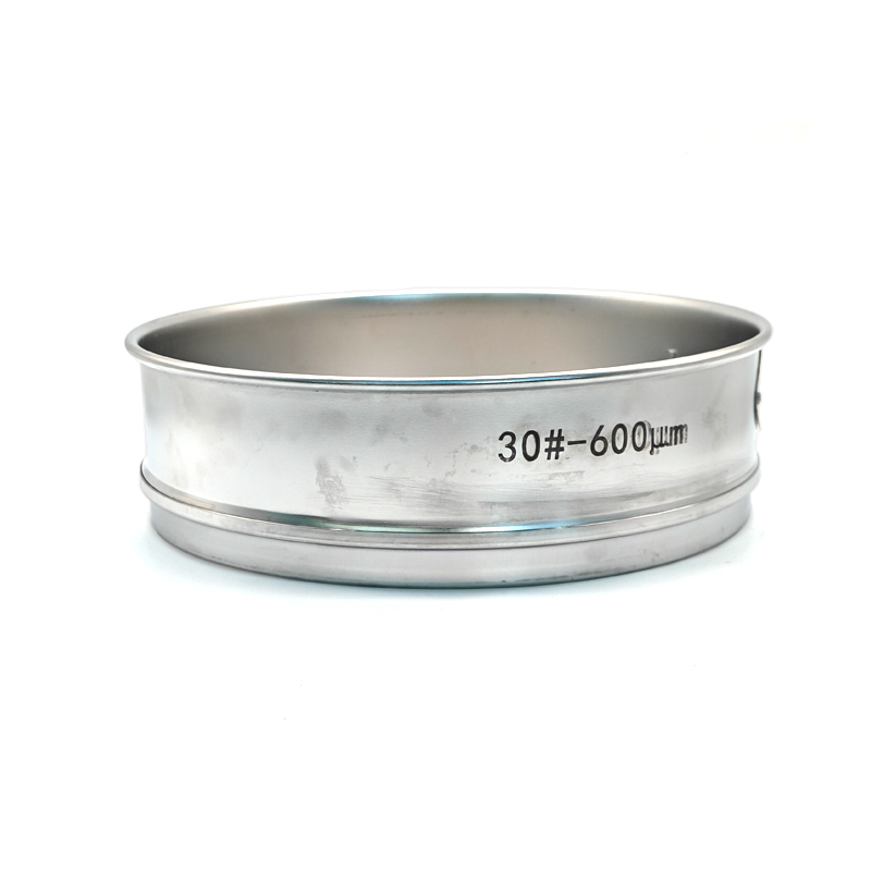 New 0.2mm 304 Stainless Steel Wire Mesh Laboratory Test Sieve Circular Sieve Metal Fiber Customizable Square-3 Months Retail