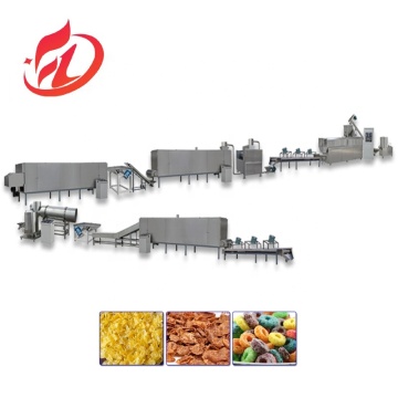 High Productivity Automatic Extruder Production Line for Breakfast Cereals & Snack Foods