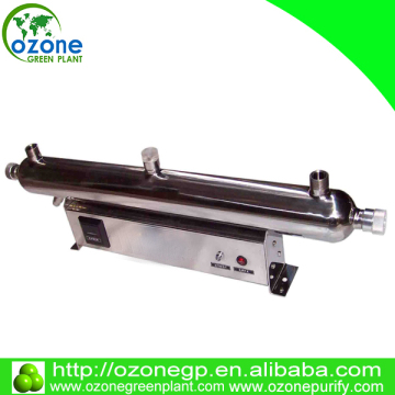 Fish pond filter system with uv light