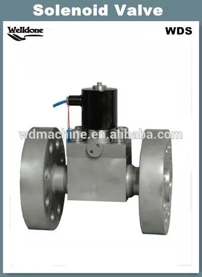 12V/24V DC Flange Type High Pressure Solenoid Valve / Stainless Steel Solenoid Valve Supplier
