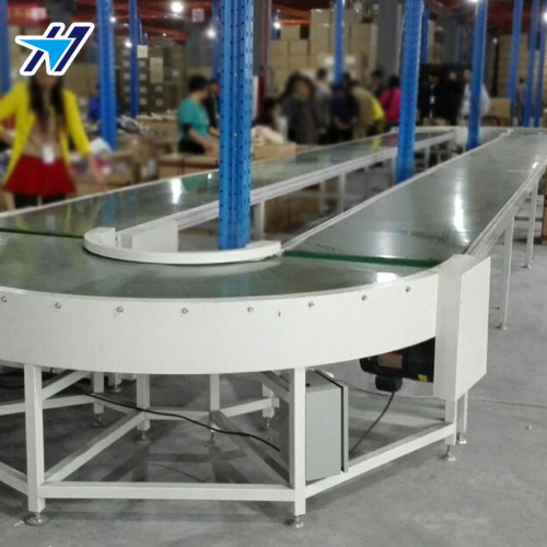 Circular turn production assembly line