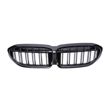 Double Salt Glossy Black Grille ABS Material for 3 Series G20/G28 2020-2021