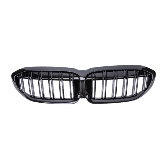 Double Salt Glossy Black Grille ABS Material for 3 Series G20/G28 2020-2021
