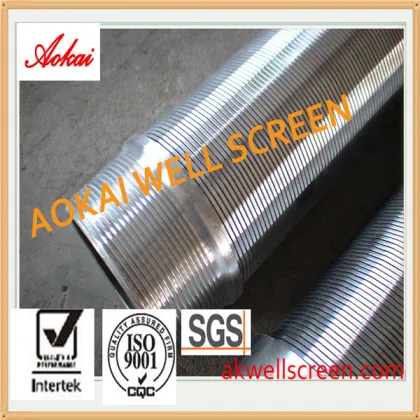 wedge wire screen for water well ,oil and gas well