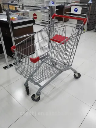 Wholesale American Style Supermarket Shopping Carts Trolleys
