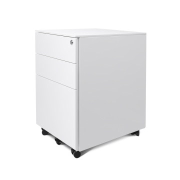 Metal File Storage Cabinet 3 Drawer Mobile Pedestal