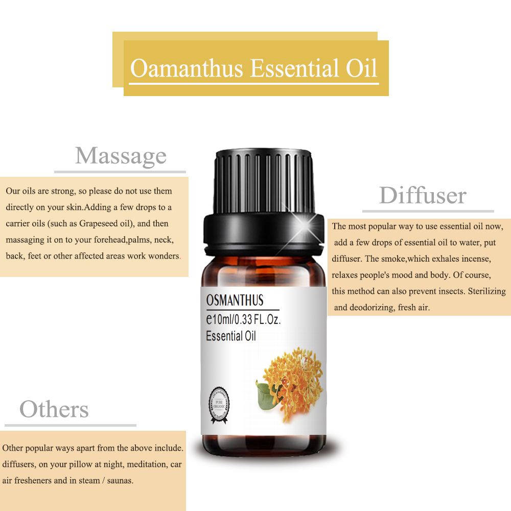 عطر و بوی برچسب خصوصی سفارشی Osmanthus برای ماساژ