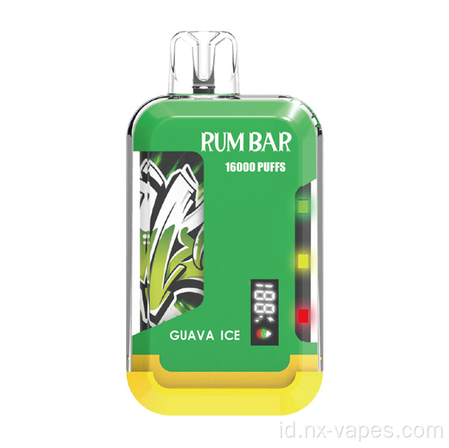 Rum Bar 16000 Puffs sekali pakai