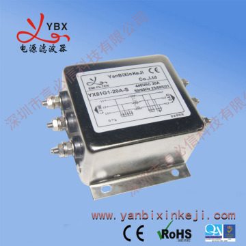 380V / 440V high performance three phase three wire EMI noise filter