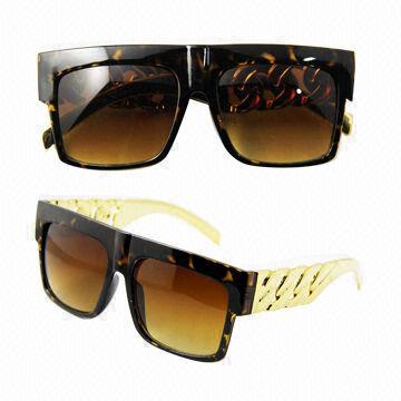Newly arrived unisex sunglasses in 2014 with metal ring