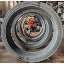 Rolled and forged ring