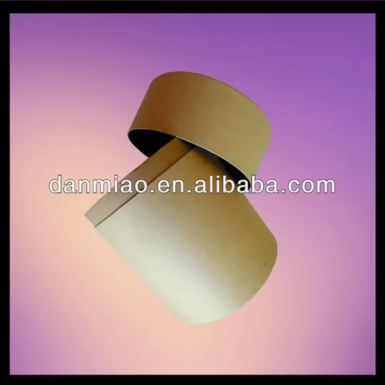 Full brown kraft paper round packaging can