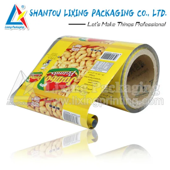 Roasted peanut packaging film