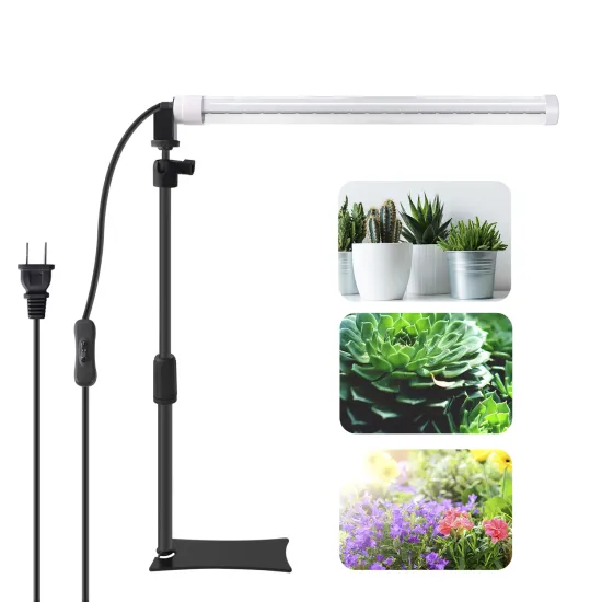 Adjustable Height Full Spectrum LED Grow Light Stand for Indoor Plants