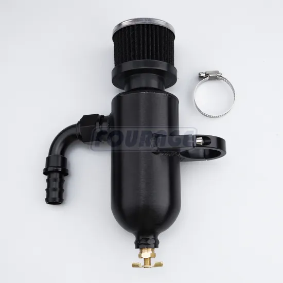 Fourage Dual Baffle Oil Catch Can Kit for Can-Am Maverick X3 Turbo 2017-2024