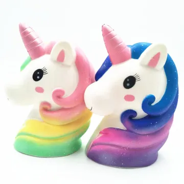 Customizable Big Size Toy Unicorn - Anti-Stress PU Squishy for Kids