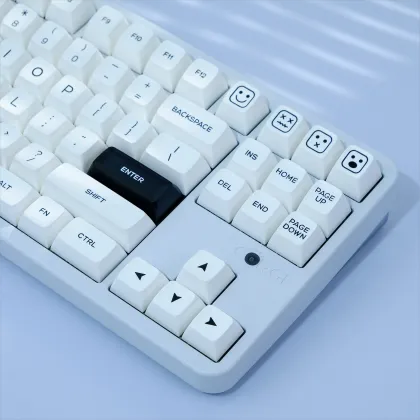 BOW Full Double Shot Keycaps for Cherry MX Mechanical Gaming Keyboard QXA Profile