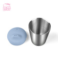 Hot Sell 250ML Silicone Stainless Steel Lid Cup