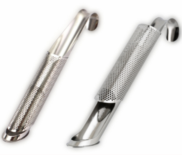 Stainless Steel Cylindrical Mesh Tea Infuser with Hook