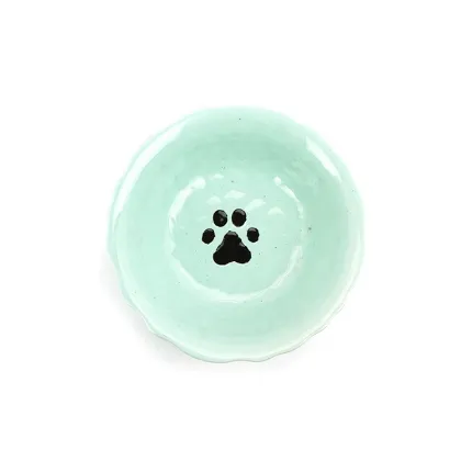 Anti Slip Feeding Pet Puppy Kitten Ceramics Bowl