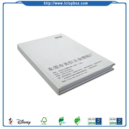 Simple Cardboard Hard Shell Office Notebook