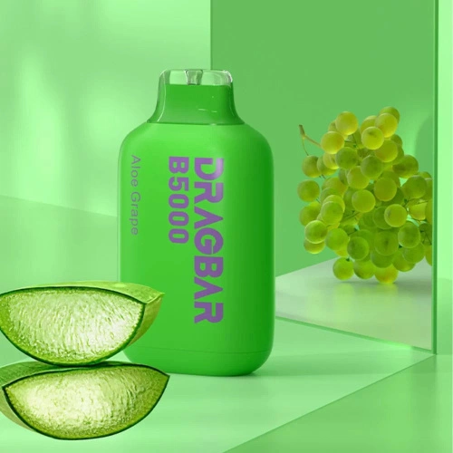 vape elfbar geschmack ʻO ka Aloe Grape Dragbar B5000 i hoʻopaʻaʻia i ka vape Ka mea hana Kina